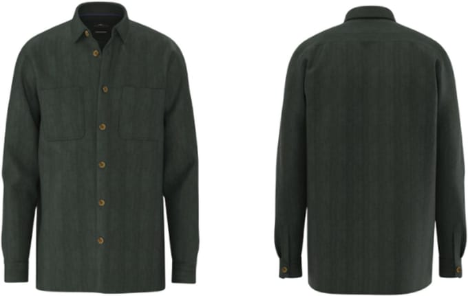 Fynch-Hatton Corduroy Overshirt – Dark Ivy