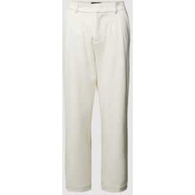 Stoffen broek met bandplooien
