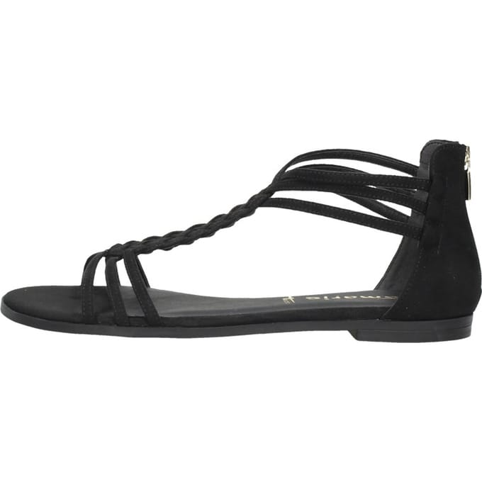 Tamaris Sandalen zwart Textiel - Dames - Maat 37