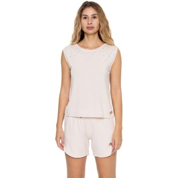 Pyjama-sets Leone 1947 Woman T-Shirt Sleveless Classy