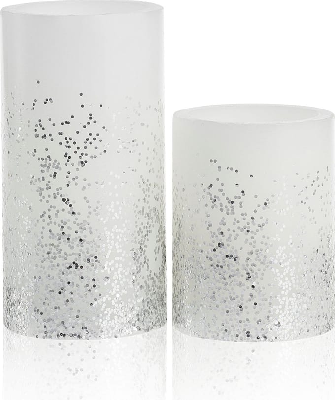Pauleen Glowing Glitter - Wax LED Kaarsen - Set van 2