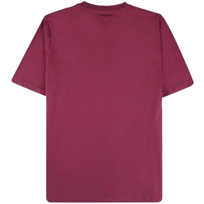 Aquascutum Active Big Logo Burgundy T-shirt