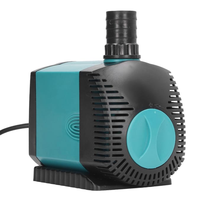 Pompe Submersible 2500LH 50W Conversion de Fréquence Aspiration Latérale Pompe à Eau Submersible pour Aquarium