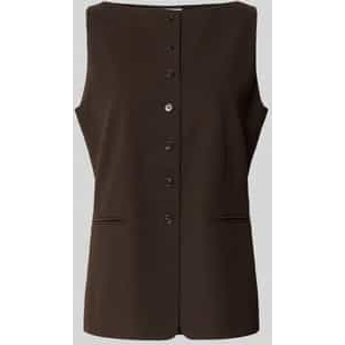 Mouwloos vest met knoopsluiting - curated by Anouk Yve