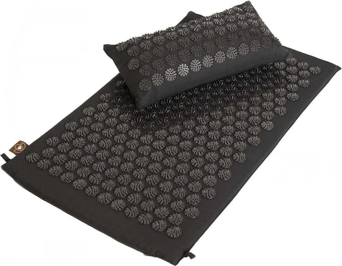 Set spijkermat en spijkerkussen zwart - Lotus