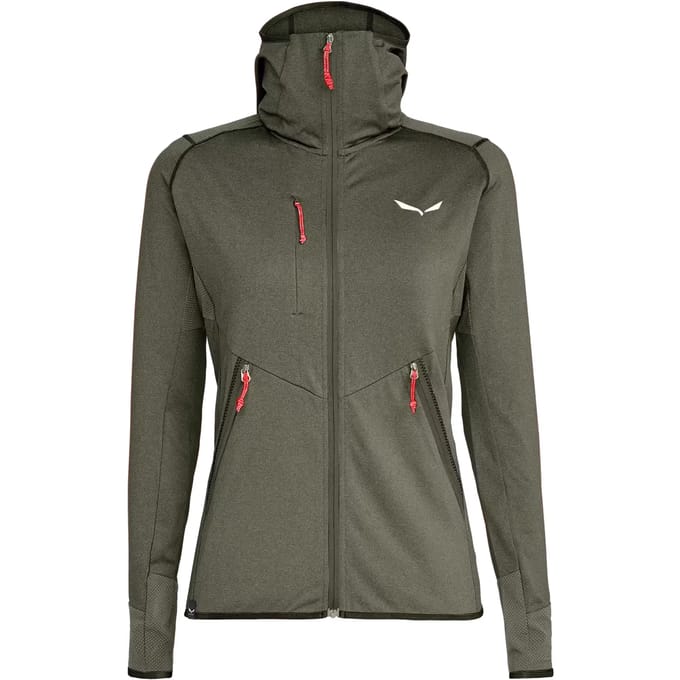 Hybride damesjack met capuchon Salewa Agner