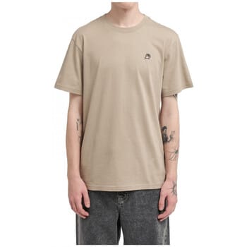 Element Pizza T-shirt Met Korte Mouwen Beige S Man