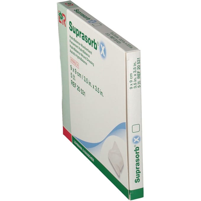 Suprasorb X Verb Cellulose 9x 9cm 5 20531