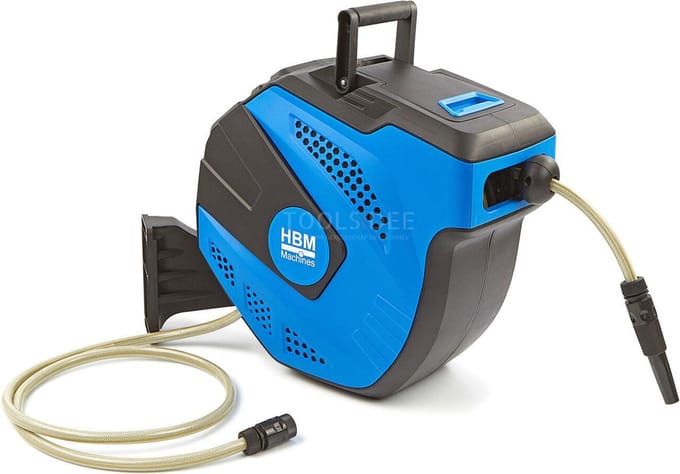 HBM 15 Meter Professionele Wandslangenbox, Waterhaspel