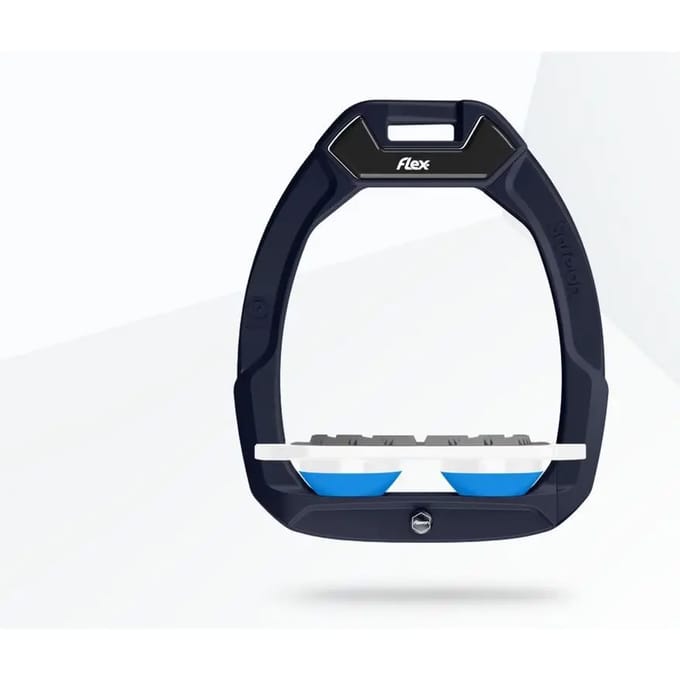 Veiligheidsequestieriemen Plat Grip Bruin/Wit/Blauw Flex-On Safe-On