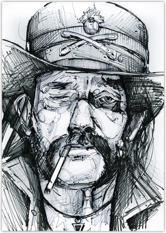 Lemmy Kilmister - canvas - 70 x 50 cm