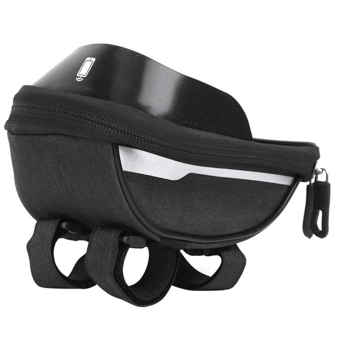 Fietstas Outdoor Mobiele Telefoon Voorbalk Grote Capaciteit Buiszak Fietsen Polyester gray