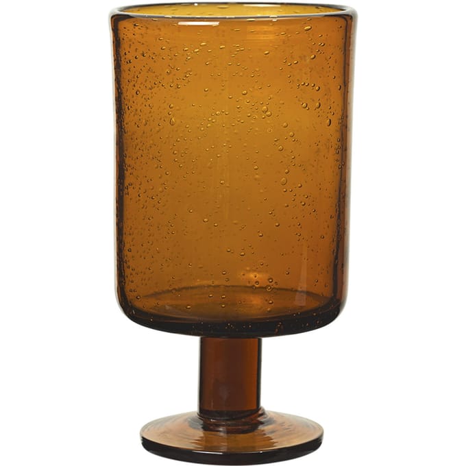 Ferm Living Oli Wijnglas - amber