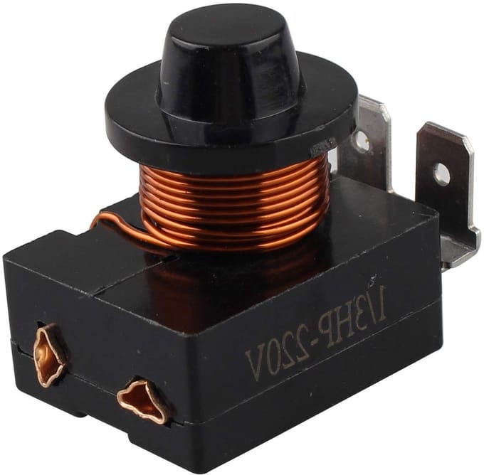 Startrelais Koelkast - Compressor Starter - Koeling Reparatie - 3-pins Aansluiting - 250 Watt - Zwart