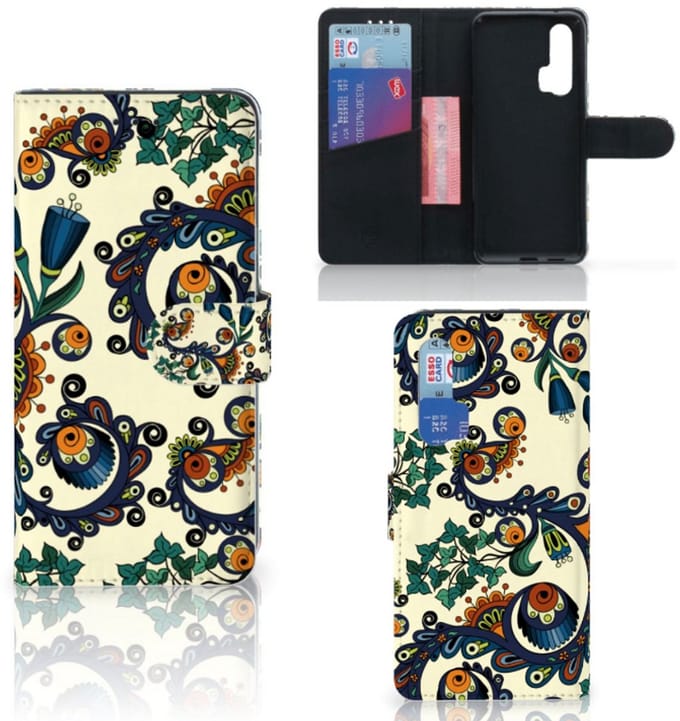 Wallet Case Honor 20 Pro Barok Flower