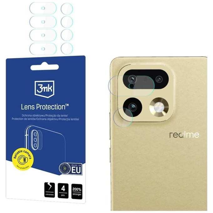3mk Lens Protection Hybrid Glass for Camera Lens on Realme 16 Pro 5G