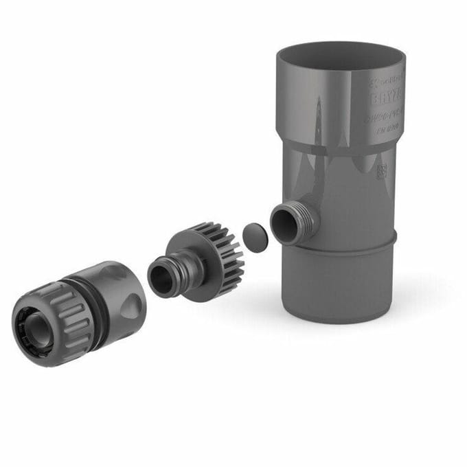 Cellfast Bryza Serie - Regenwater Recuperator - 63mm - Grafiet - PVC