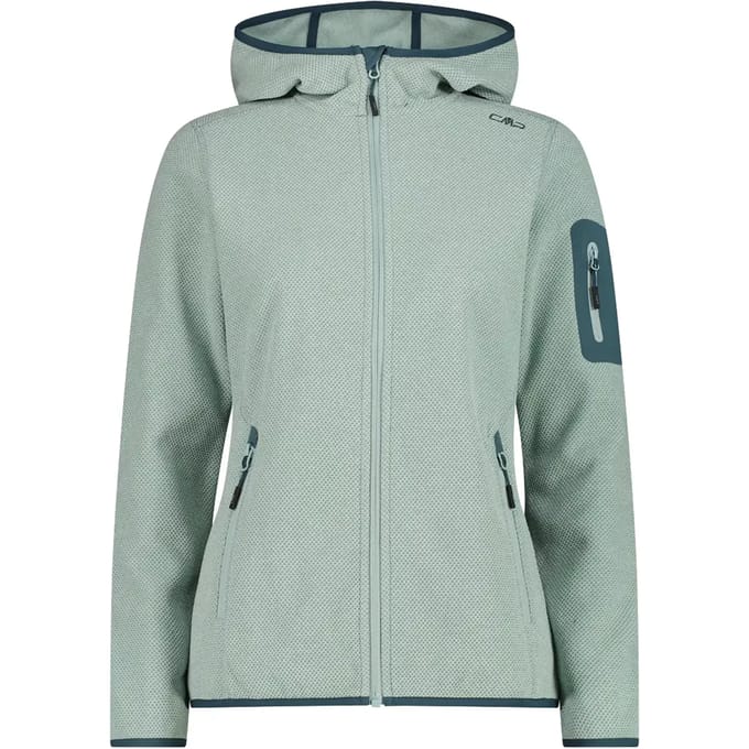 Dames fleece met capuchon CMP