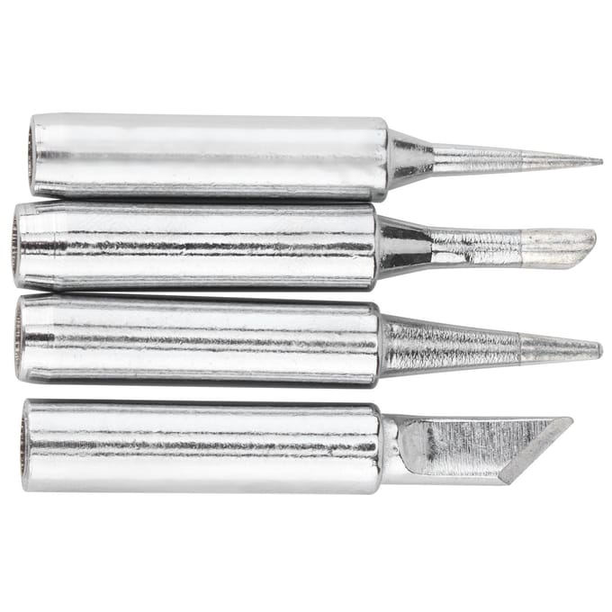 4 Stuks Soldeerbout Tips Koper Soldeer Station Constante Temperatuur Lashoofd 936 Zilver
