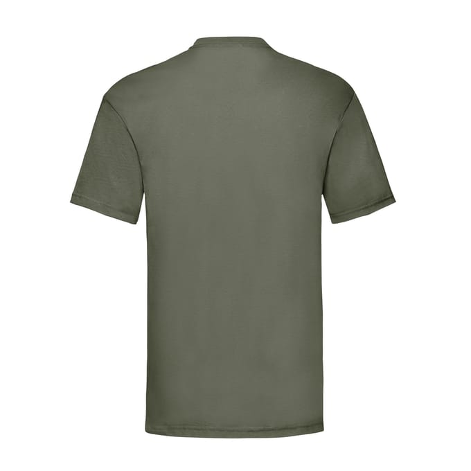 Fruit of the Loom Heren Valueweight T-Shirt (Klassieke Olijf)