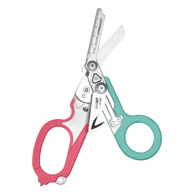Leatherman Raptor Rescue - Nood Vouwschaar met Bandsnijder & Glasbreker - Voor Professionals, Hulpverleners, Brandweer - South Beach met Utility Holster