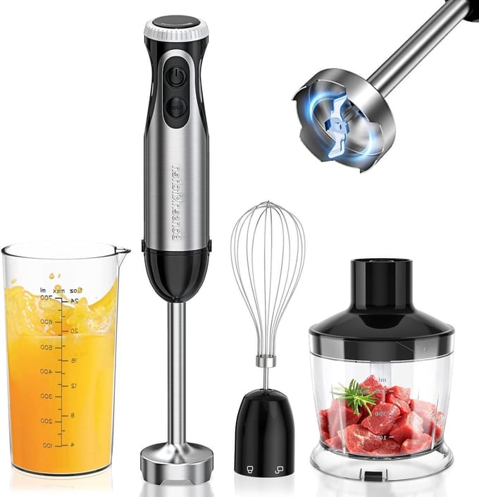 Staafmixer Set - Hakmolen - Groentesnijder - Soepmaker - Draadloos