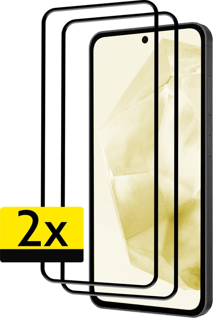 Screenprotector - Geschikt voor Samsung Galaxy A35 - 2 Stuks - Full Cover - Beschermglas - Gehard Glas - Tempered Glass - Screen Protector