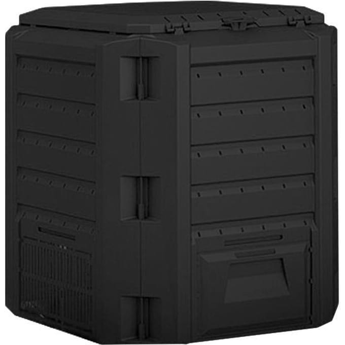 Prosperplast Compogreen IKST380C - Compostbak - 380 Liter - Vorstbestendig - UV-bestendig - Zwart