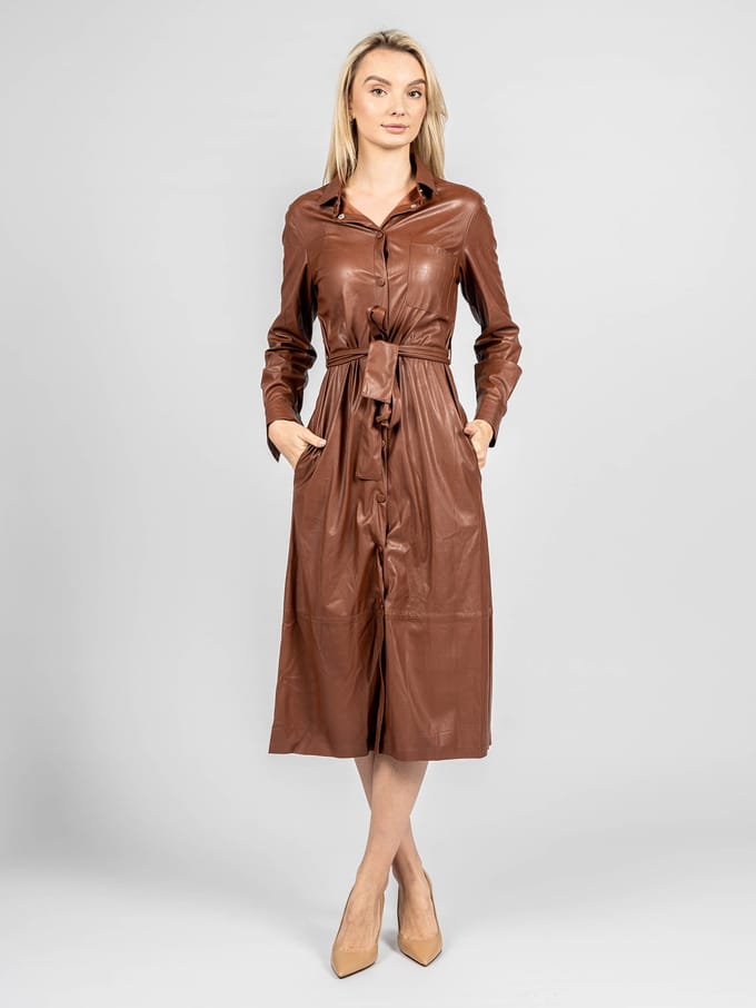 Pinko jurk Maris Vrouw bruin