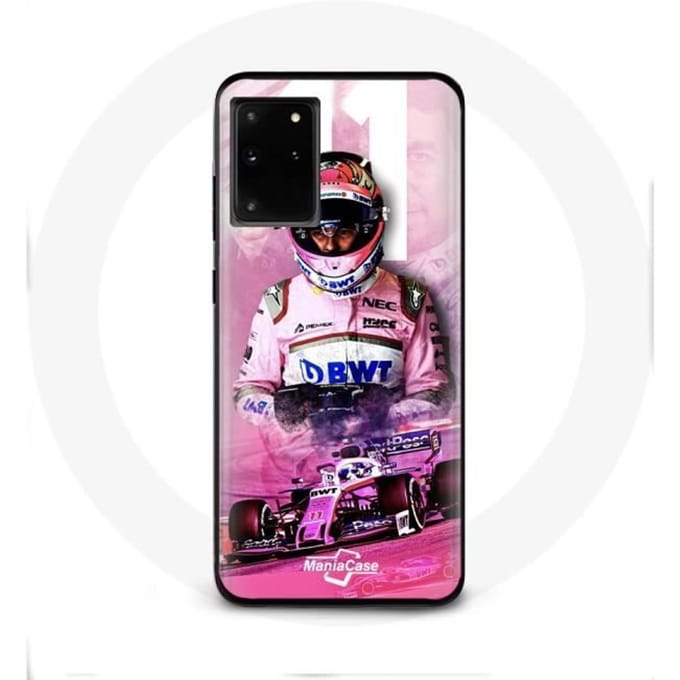 Hoesje - Formule 1 - Sergio Pérez - Samsung Galaxy S11 Plus - Flexibel - Roze