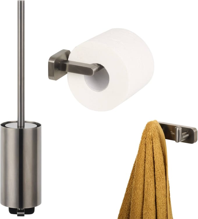 Ben Mykanto toiletset 3-delig geborsteld zwart