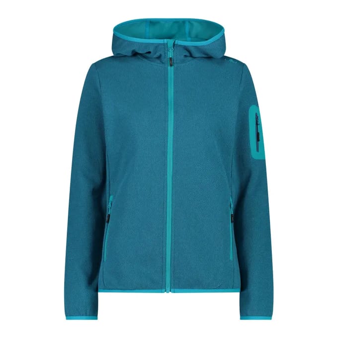Hoodie met mesh-inzetten dames CMP Knit-Tech