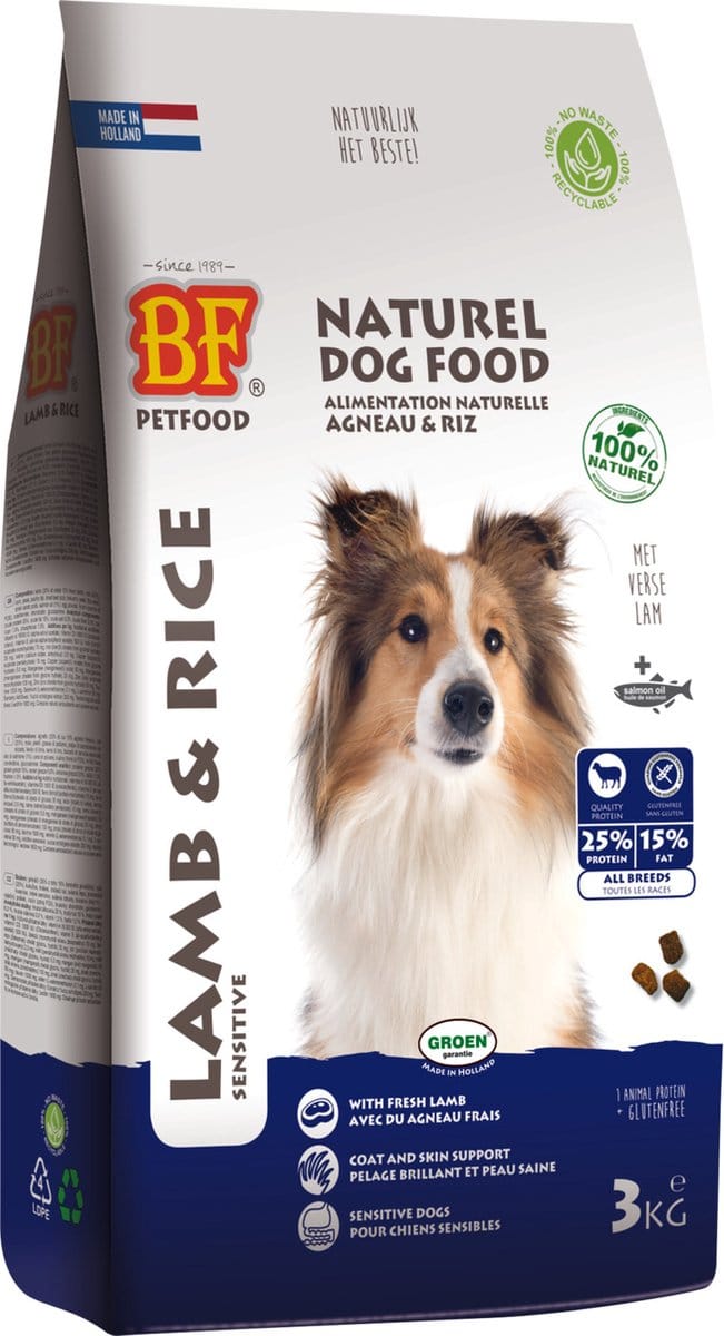 Biofood Lam/Rijst 12.5 KG