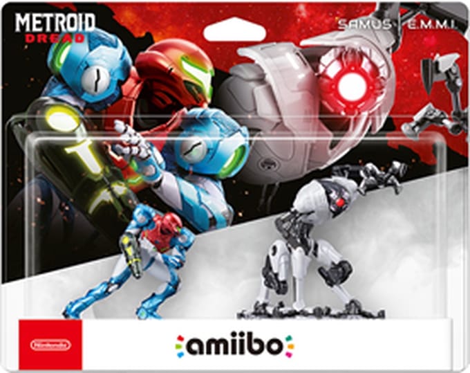Nintendo Amiibo Samus and E.M.M.I. (Metroid Collection) 2-pack set