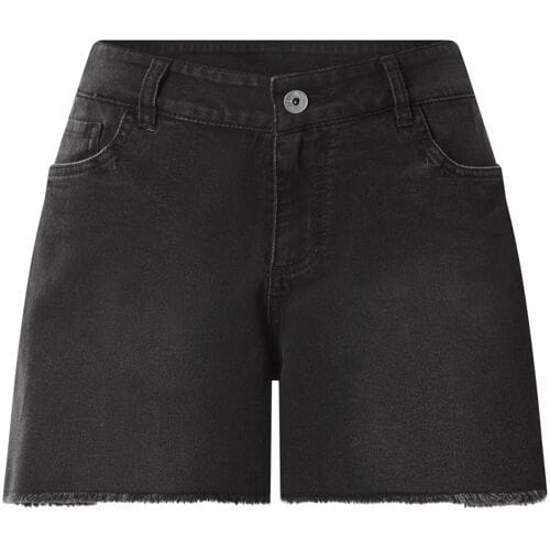 ESMARA Dames denim shorts (Zwart, 34)