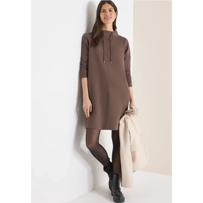 Jurk in effen kleur