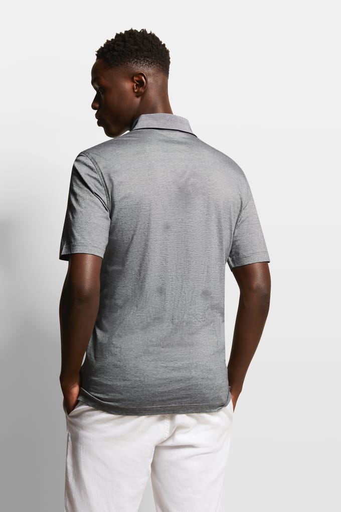 Bugatti Herren Poloshirt met discrete strepen