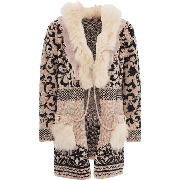 Faina Vest Dames roze zwart