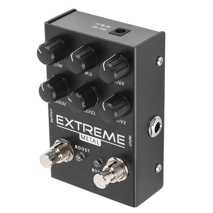 Gitaar Distortion Effect Synthesizer Pedaal Meerdere Modi Verstelbaar Elektrische Gitaar Extreem Pedaal black