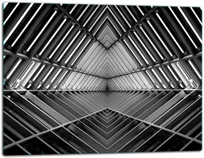 TMK ArtDeko - Snijplank - Inductie Veilig - 52x40 cm - Decoratief