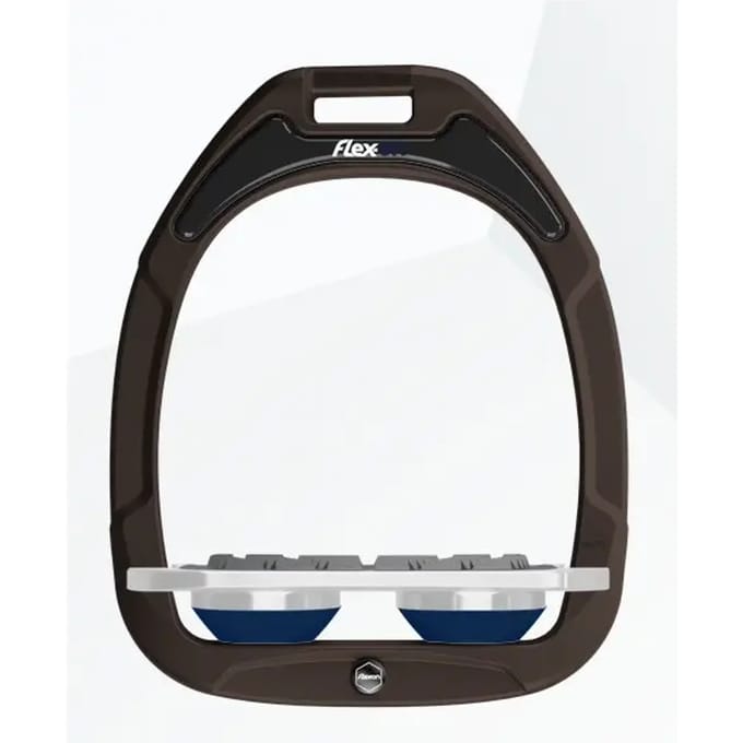 Plat Grip Brown/Gray/Navy Stijgbeugels Flex-On Green Composite