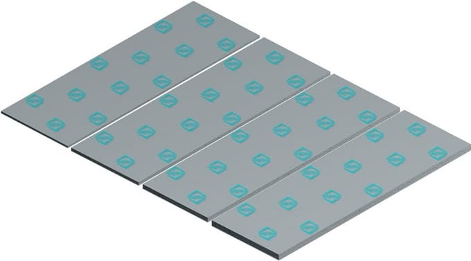 Thermische Pad 120x40mm Dikte 1.0mm voor Componenten Koeling