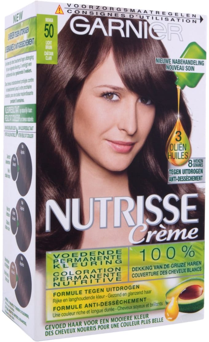 Garnier Nutrisse Ultra Crème 5 Lichtbruin - Intens voedende permanente haarkleuring