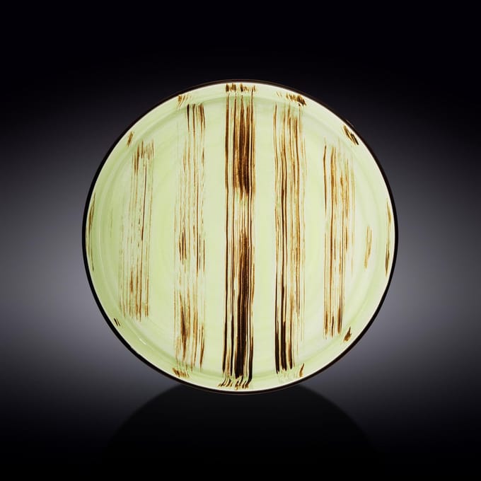 Wilmax - Rond Bord - Pistachegroen - 28 cm – Krasbestendig & Stijlvol