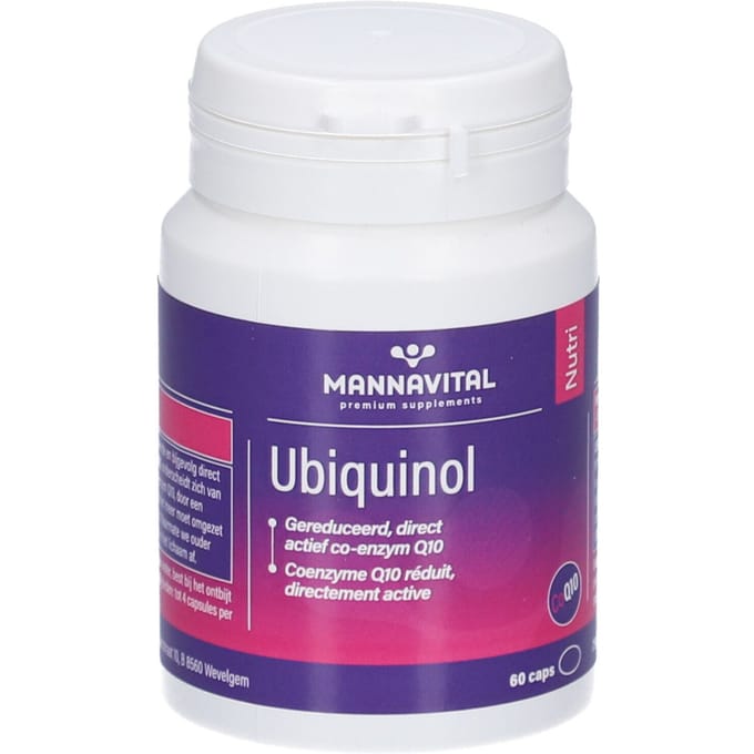 Mannavital Ubiquinol 60 Capsules