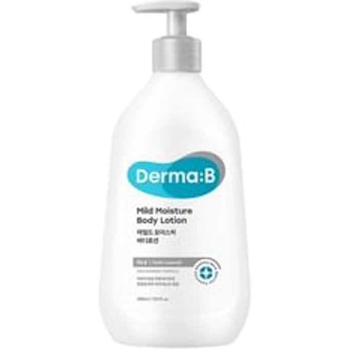 Derma:B, Mild Moisture Body Lotion, Unscented, 13.5 fl oz (400 ml) white