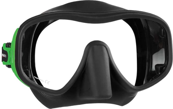 Mares Juno Duikmasker Zwart / Groen
