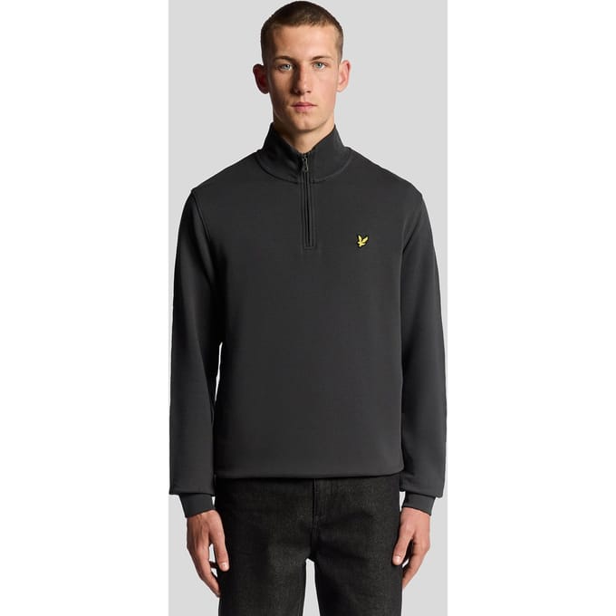 Lyle & Scott Loopback Half Zip Sweater Heren