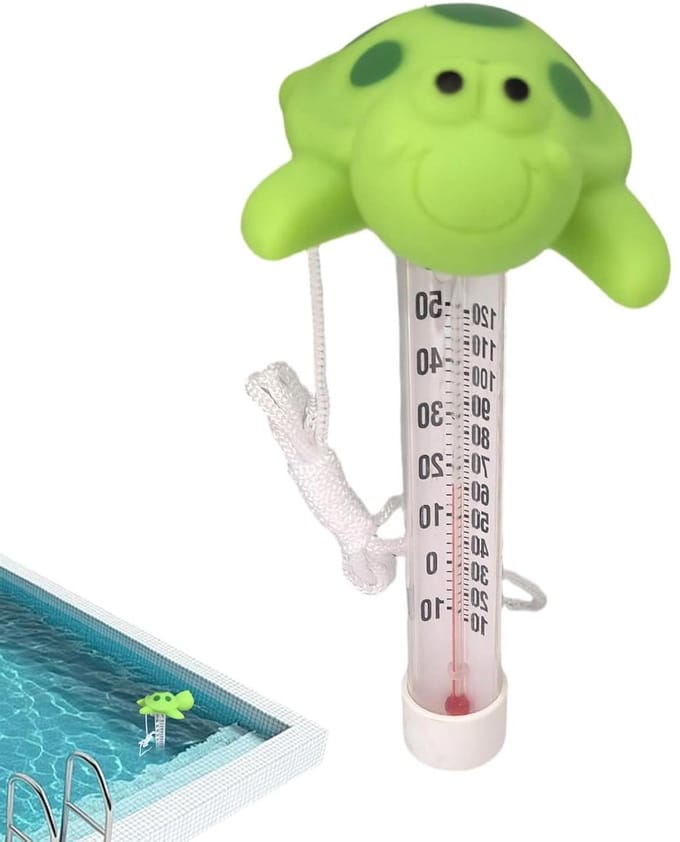 Zwembad Thermometer - Watermeter Speelgoed - Temperatuur Controle - Drijvend Ontwerp - 9 Centimeter - Multicolor