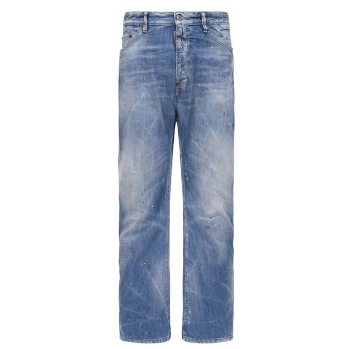 Dsquared2 Clean Baby Blue Wash London Bro Jeans